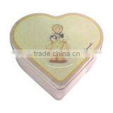 Heart Shaped Tin Chocolate Box