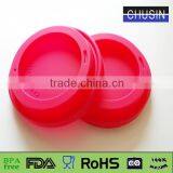 Colorful Transparent Silicone Lid for Coffee Cup