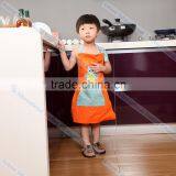 Eco-Friendly Cotton Embroidery Orange Kitchen Cooking Promotion Kids Apron thumbnail-2
