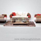 Water Hyacinth Sofas Set - Antique Luxury Living Room Furniture - Interior Home Decor Living Sofa Set