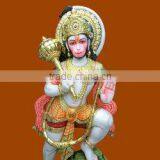 Lord Hanuman Standing Marble Statue thumbnail-1