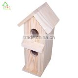 Natural Wooden Apex Nest Box