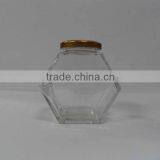 Hoding 50g Honey Hexagon Glass Jar