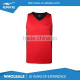 ERKE wholesale factory dropshiping black red blue mens basketball jersey uniform suit