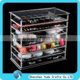 Professional Makeup Cosmetic Case, Large Acrylic Drawer Box, Acrylic Makeup Box With Drawer thumbnail-1