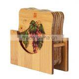 Squrare Bamboo Coaster thumbnail-2