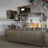 Standup Pouch Filling Capping Machine/soybean Milk Filling Sealing Machine /plastic Spout Pouch Packing Machine