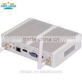 Partaker B4 Cheapest i3 Broadwell Fanlesscomputer Win10 Barebone Computer i3 4005U 4K Mini pc thumbnail-4