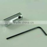 Brass Coupling Copper Coupling Drive Shaft Connector Motor Shaft Couplings 2.3/3/4mm to 3/3.17/5mm With Screws for RC Boat thumbnail-1