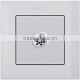 High Quality Wenzhou Factory Pure White Acoustic Light Activated Delay Electrical Wall Switch, Energy Saving Switch