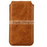Top Cowhide Wholesale Distributor for Apple IPhone 6 Case Leather Pouch