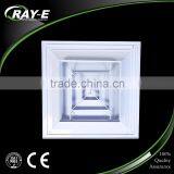 Aluminum 4 Way Supply Ceiling Square Air Conditioning Diffuser thumbnail-4