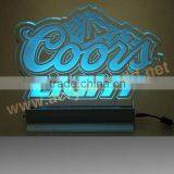 Modern Illumious LED Acrylic Sign Holder