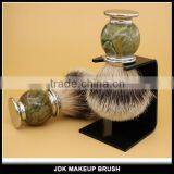 Genuine Silvertip Badger Hair Shaving Brush Men Gift Stainless Steel Handle thumbnail-2