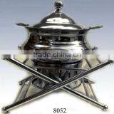 Silver Plated Stainless Steel Buffet Chafing Dish For Sale