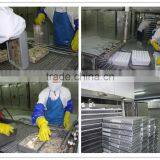OEM ODM Factory Supply Top Quality Custom Sheet Aluminum Metal Tray for Seafood Fast Frozen Processing thumbnail-5