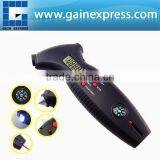 Digital Tire Tyre Pressure Gauge LED Compass Hammer Car