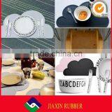 Disposable Kid Placemat Silicone Tray Mat Cloud Shape Table Dinner Anti Skid Mats thumbnail-1