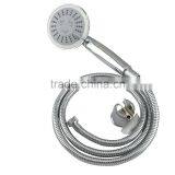 CE/ACS Certificate Plastic Dynamo Led Shower Heads With Stainles s Steel Hose thumbnail-1