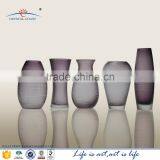 Elegant Home Interiors Decor Glass Etching Glass Flower Vase Wholesale China thumbnail-1