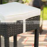 All-Weather Wicker Bar Height Dining Set for 4 Seats thumbnail-5
