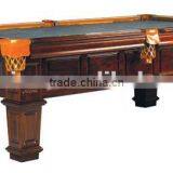 Hand Carved Classical Wooden Antique Pool Table,MOQ:1PCS(B68029) thumbnail-1