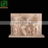 Indoor Marble Statue of Mother and Children thumbnail-1