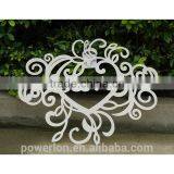 POWERLON Romantic Lovng Heart Metal Wall Hook Home Decoration Cream Color thumbnail-3