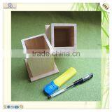 Fashion Office Desk Storaging Decorating Paulownia Wooden Pen Holder thumbnail-6