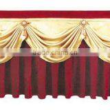 Hot Sale Cakes Made of High-grade Hotel Table Skirt With Bowknot