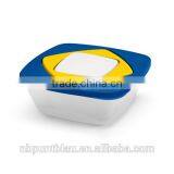 Magic Foldable Portable Plastic Lunch Box 3 Pieces thumbnail-1