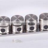 120ml Glass Spice Jar Set With Stainless Steel Casing thumbnail-1