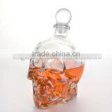 1000ml Cool Novelty Special Glass Skull Beer Water Bottle Wine Decanter thumbnail-3