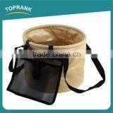 Portable Foldable Water Bucket Multifunctional 500D Collapsible Bucket for Camping Hiking thumbnail-4