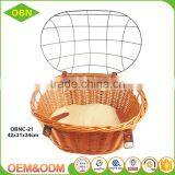 Wholesale Bike Wicker Basket Front Pet Bicycle Basket for Dogs thumbnail-3