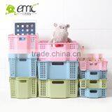 Emc Creative Plastic Storage Basket, Stackable Storage Basket thumbnail-2