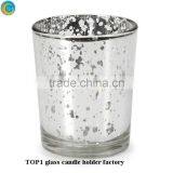 Custom Set 3 Laser Cut Glass Candle Holders Printed Personalized Votive Holders thumbnail-6