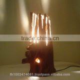 Wood Sculpture Garden Lights thumbnail-4