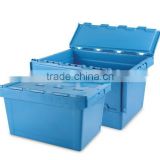 Plastic turnover box with lid (6129315)