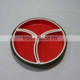 New and Fashion House Red Color Ceramic Party Snack Tray thumbnail-1