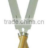 Knife Type Electroplated Diamond Sharpener With Wooden Handle
