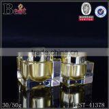 Crystal China Cosmetic Jar With Diamond Lid thumbnail-1