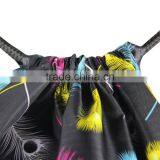 Soft-loop Style and Polyester Material Promotional Drawstring Bag thumbnail-3