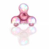 China Factory Newest Release Stress Fidget Toys Finger Spinner With LED Light thumbnail-2