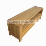 Simple Design 2 Drawer TV Stand of Soild Wood Furniture thumbnail-3