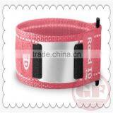 Fancy QR Code Engraved Promotional Rubber Band Weaving Bracelet thumbnail-2