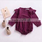 Wholesale Baby Clothes Cotton Long Sleeve Baby Romper Infant Rompers for Autumn thumbnail-3