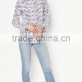 Chinese Style Ladies Silk Shirt Fashion Design Low Price thumbnail-1
