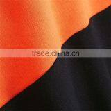 Orange and Black Contrast Color Hoodie With Earphone Hoodie Drawstring thumbnail-5