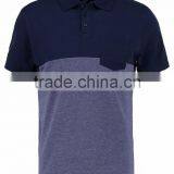 MGOO Hot Sale Plain Dry Fit Polo Shirt Color Block Men Pocket Fitness Polo T Shirt thumbnail-5